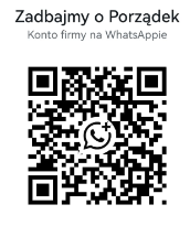 Kod QR do kontaktu z iZadbajmy przez WhatsApp